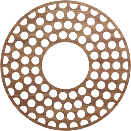 Ekena Millwork Fink Wood Fretwork Pierced Ceiling Medallion, Walnut, 38"OD x 13 3/4"ID x 1/4"T CMWP38X38X0250FFWA